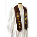 Custom 60" Graduation Sash - Maroon Red